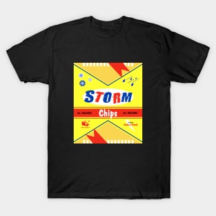 Storm Chips Funny Design T-Shirt